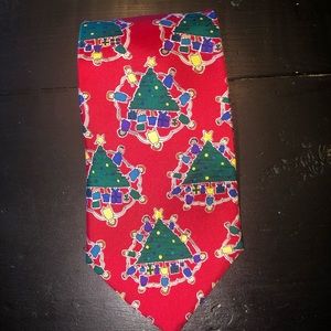 Save the Children Men’s Necktie. “Holiday Togetherness”